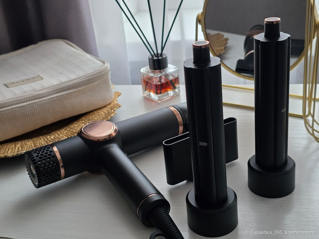 Комплектация фена стайлера Olzori X-Air