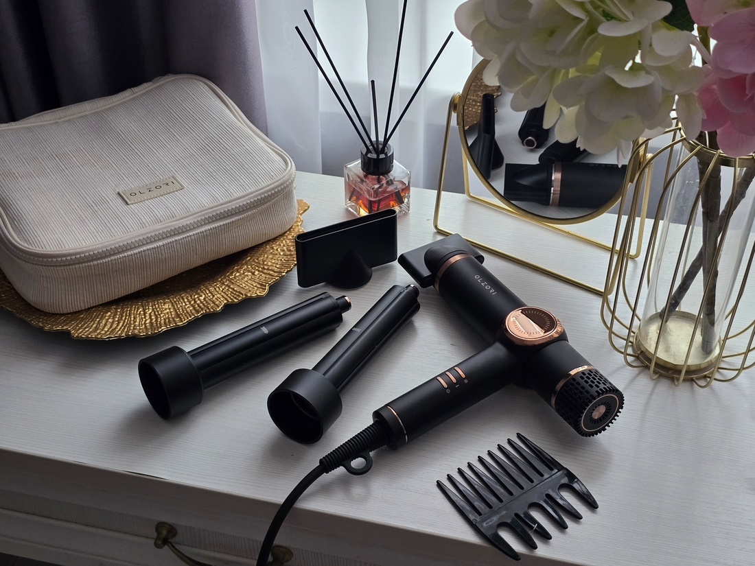 Olzori X-Air Black hair dryer and styler 2 in 1