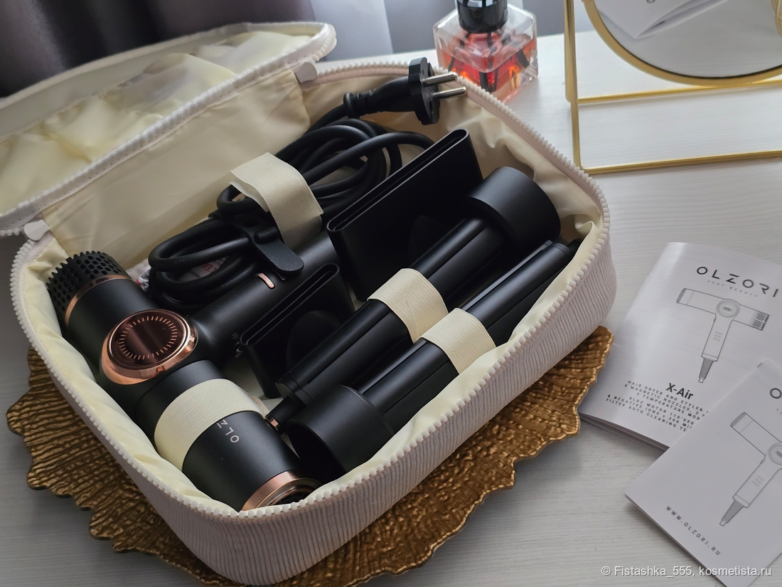 Olzori X-Air Black hair dryer and styler 2 in 1