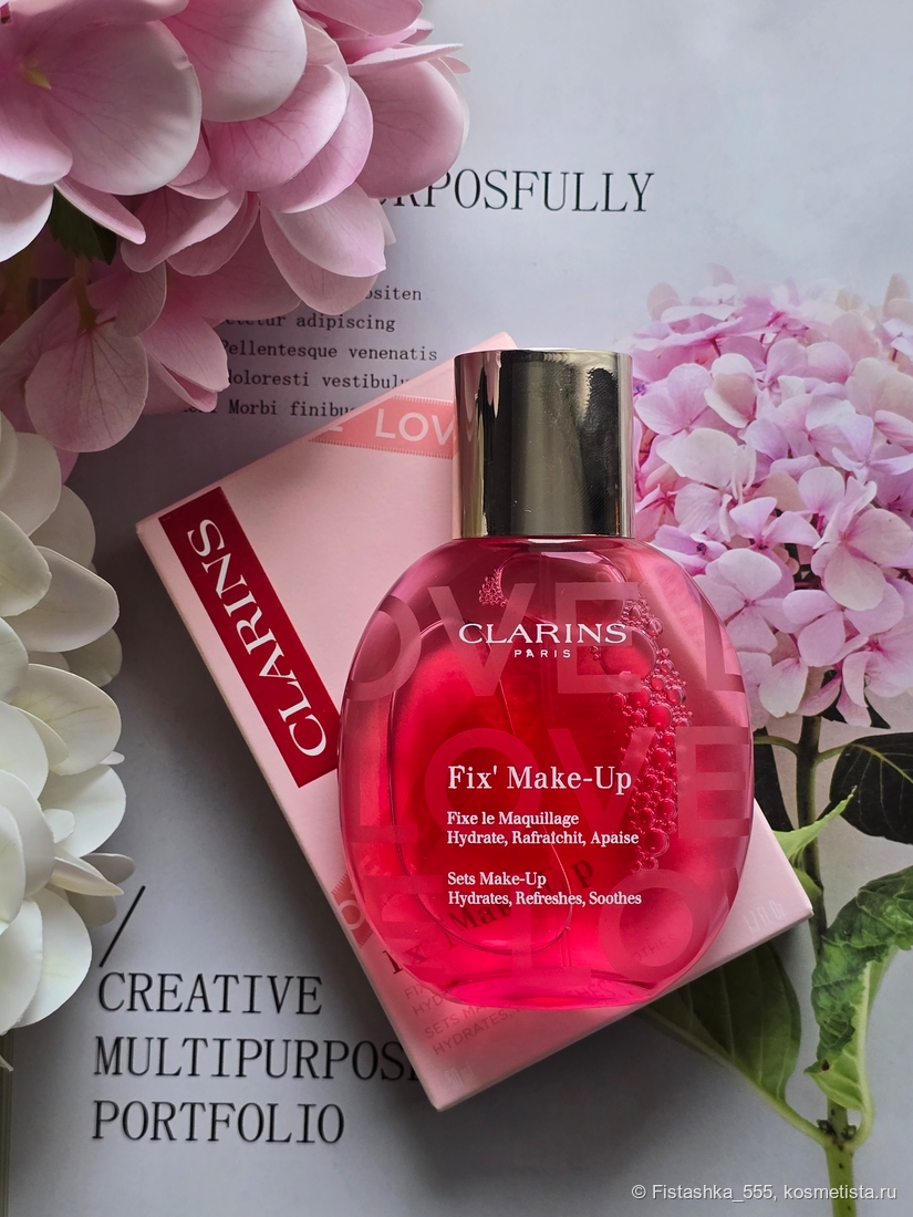 Clarins Fix' Make-Up Love Collection.