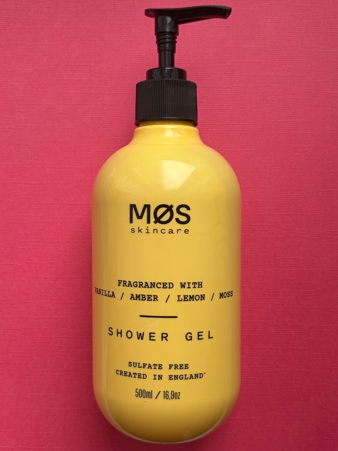 Парфюмированный гель для душа Mos Skincare Vanilla, Amber, Lemon, Moss