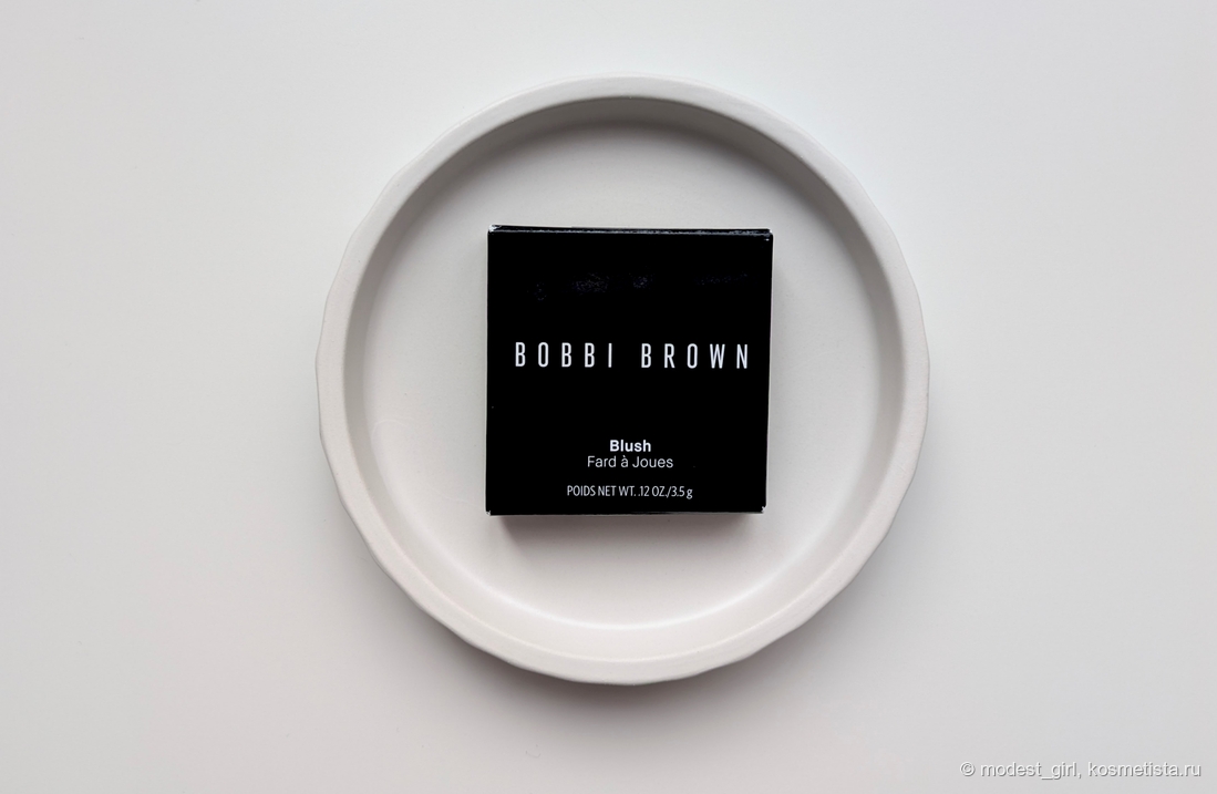 Румяна от Bobbi Brown Blush в оттенке Pale Pink (внешняя упаковка)
