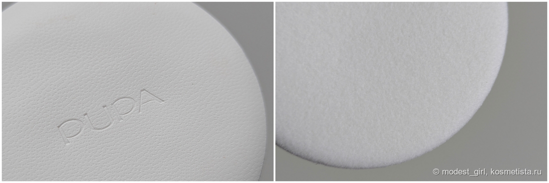 Компактная запеченная пудра Pupa Luminys Baked Face Powder в оттенке 05 Amberlight (пуховка)