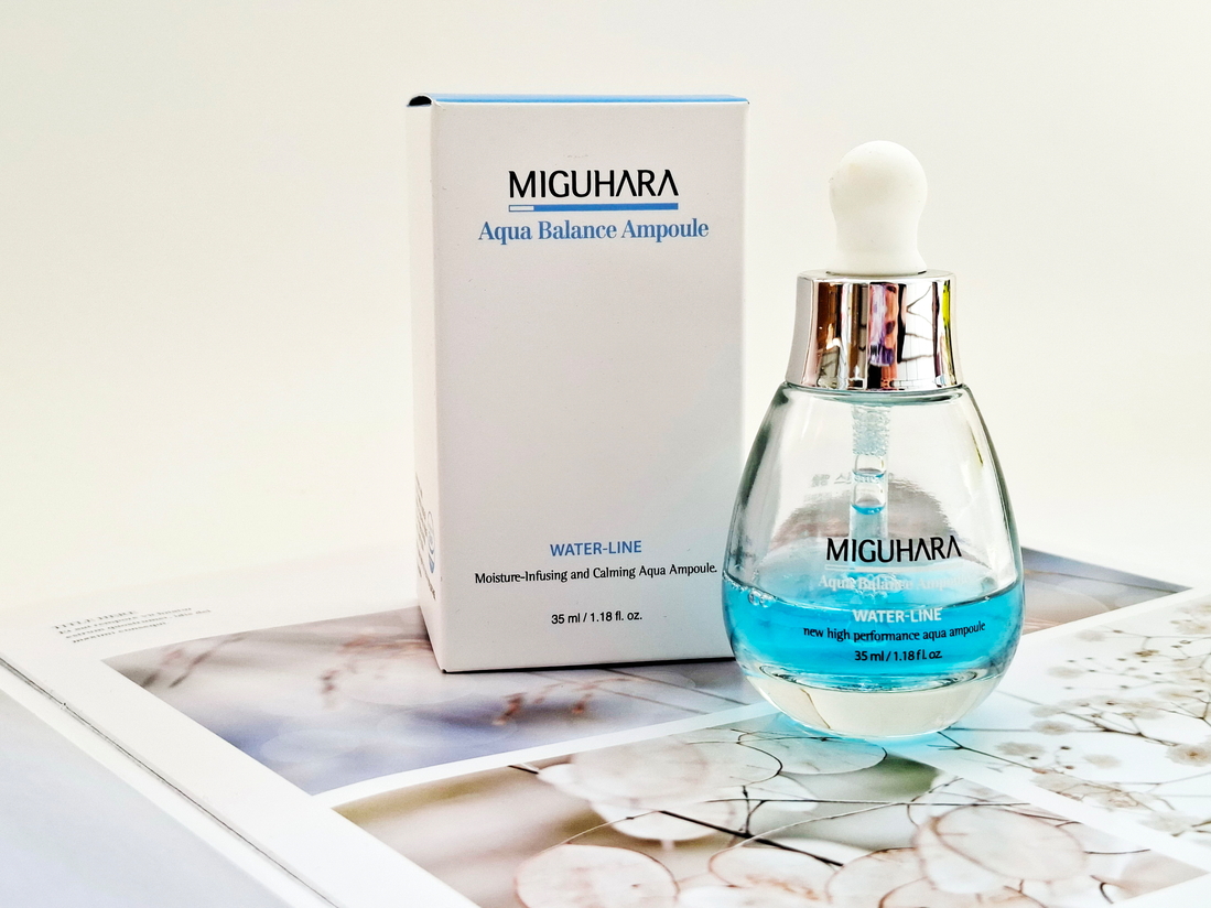 Miguhara Aqua balance ampoule Water Line. И красивая, и полезная кореянка