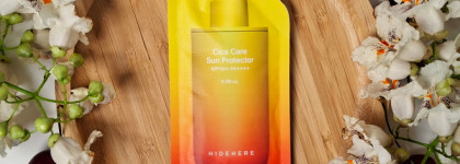 Солнцезащитный крем для лица Hidehere с центеллой азиатской Cica Care Sun Protector Spf50+ PA++++