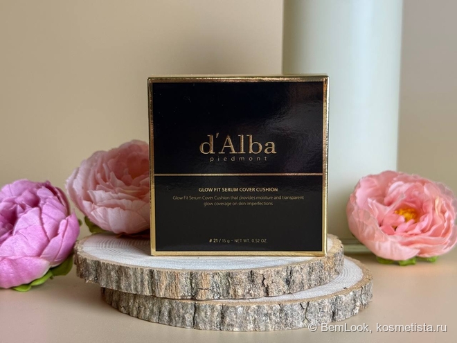 Кушон d'Alba Glow Fit Serum Cover Cushion в оттенке 21 | Отзывы ...