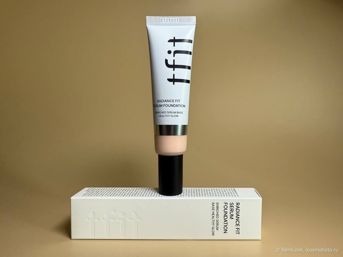 Увлажняющий тональный флюид TFIT Radiance Fit Serum Foundation C01 Porcelain