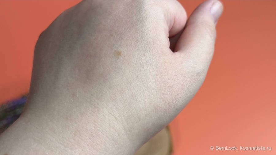 Сразу после нанесения и распределения The Saem Body & Soul Sweet Thai Lotion