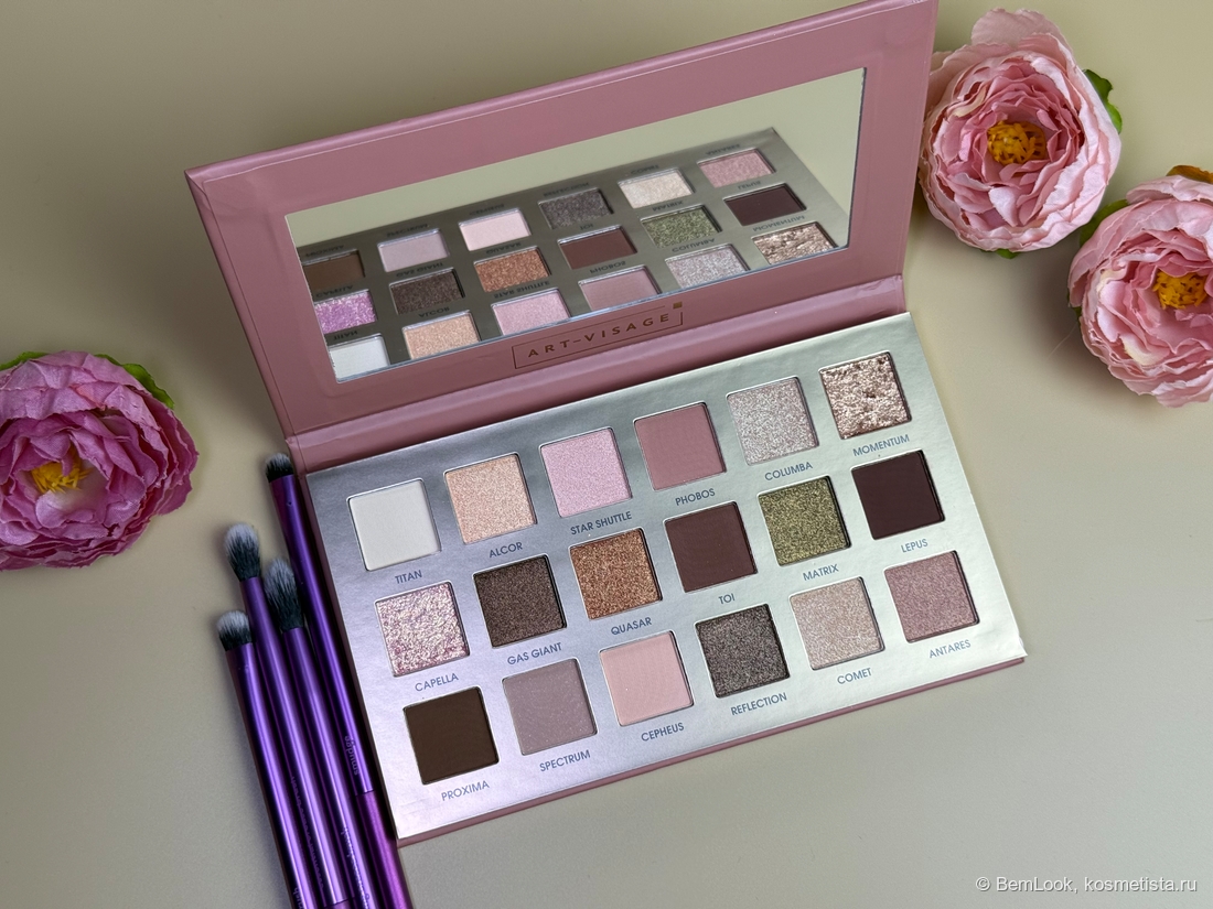 Палетка теней для век Art-Visage Warm Universe