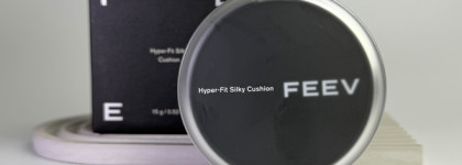 Тональный кушон с полуматовым финишем Feev Hyper-Fit Silky Cushion SPF40 PA++ в оттенке 01 Peach Fit