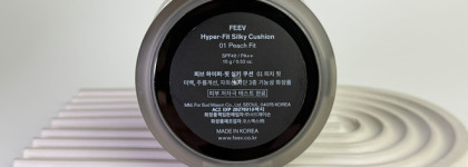 Тональный кушон с полуматовым финишем Feev Hyper-Fit Silky Cushion SPF40 PA++ в оттенке 01 Peach Fit