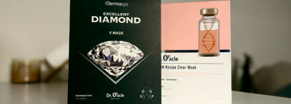 Лучшие anti-age маски для лица от Dr. Oracle: с PDRN и с алмазной пылью