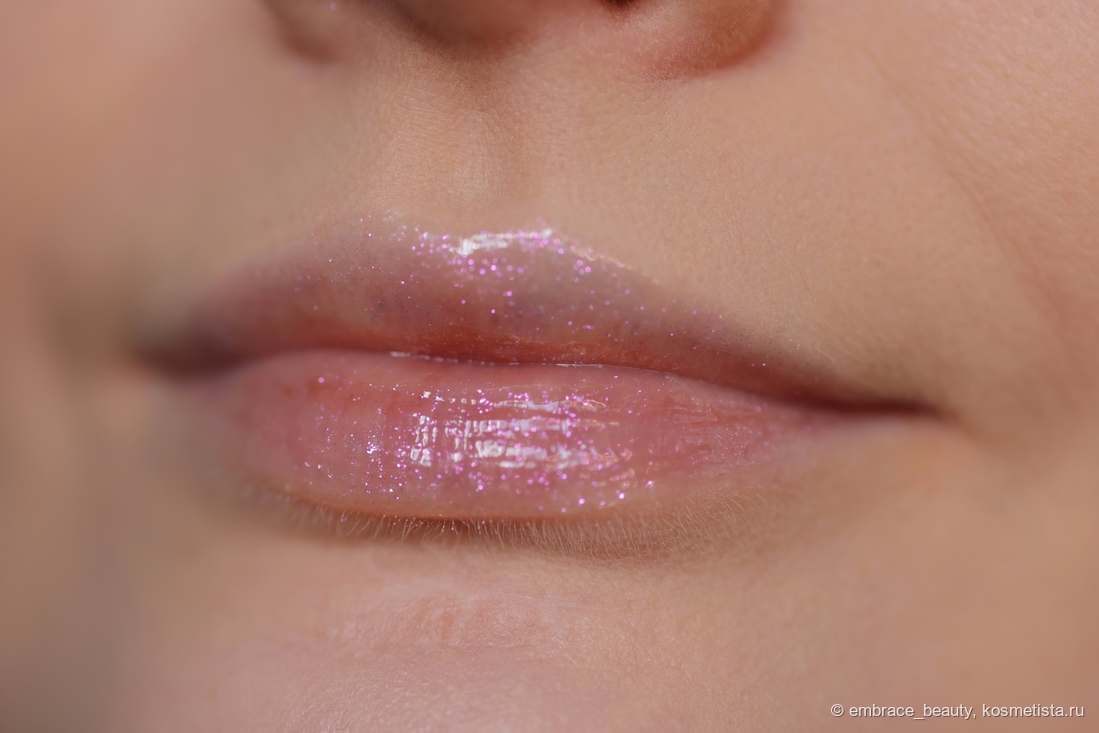 Блеск на губах без какой либо подложки и карандаша