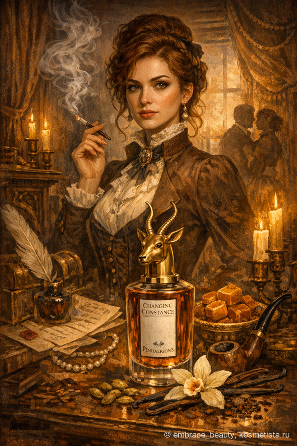 "Переменчивая Констанс". ИИ изображение, сгенерированное мной.