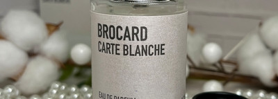 Brocard Carte Blanche: аромат хрустальной чистоты и утренней росы на лепестках розы