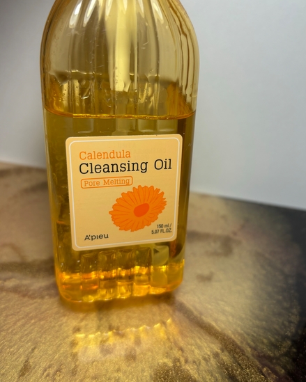 Гидрофильное масло для лица (calendula cleansing oil) A'PIEU Календула