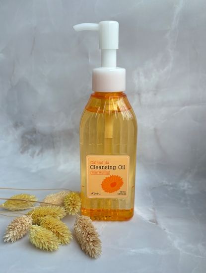 Гидрофильное масло для лица (calendula cleansing oil) A'PIEU Календула