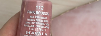 Матовый розовый нюд с лаком для ногтей Mavala Nail Color Cream, Pink Boudoir (Розовый будуар)
