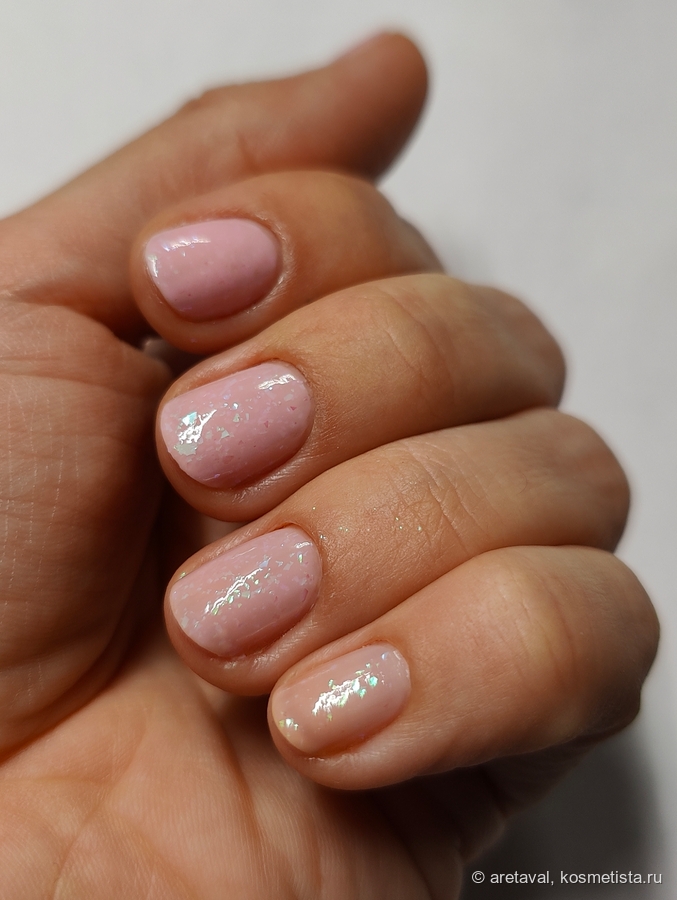 Начиная от мизинца: 1 слой, 2 слоя, 3 слоя, 4 слоя. Искусственный свет