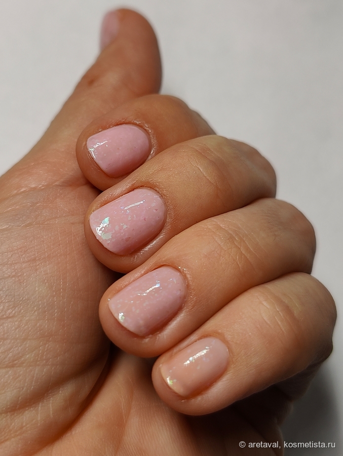 Начиная от мизинца: 1 слой, 2 слоя, 3 слоя, 4 слоя. Искусственный свет