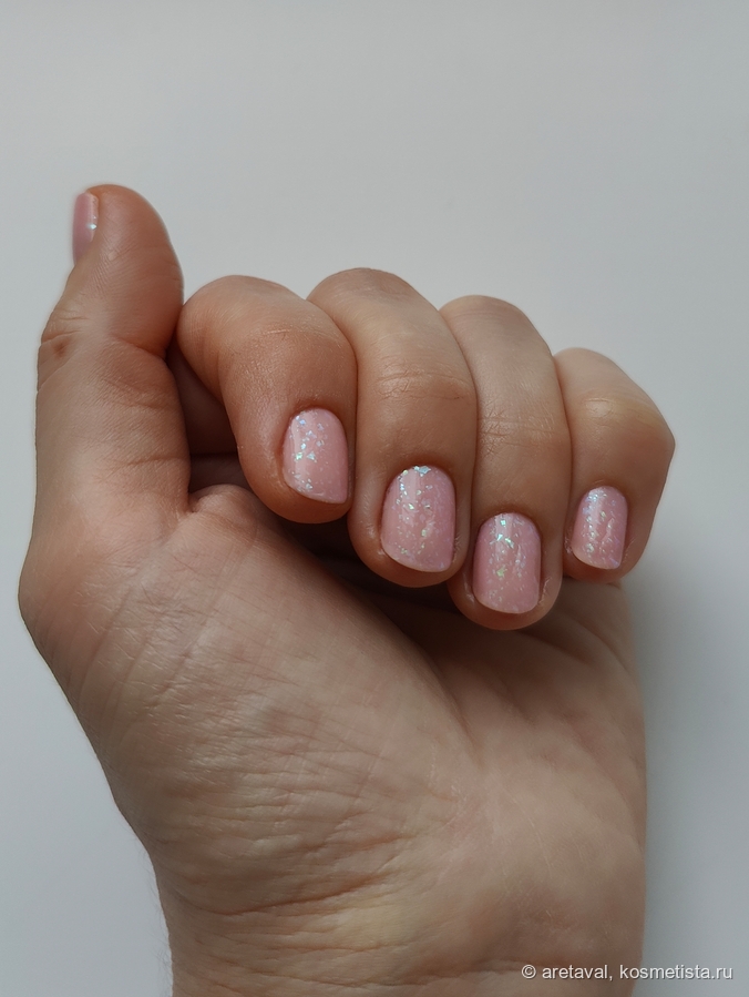 База, два слоя лака, топ. Естественный свет