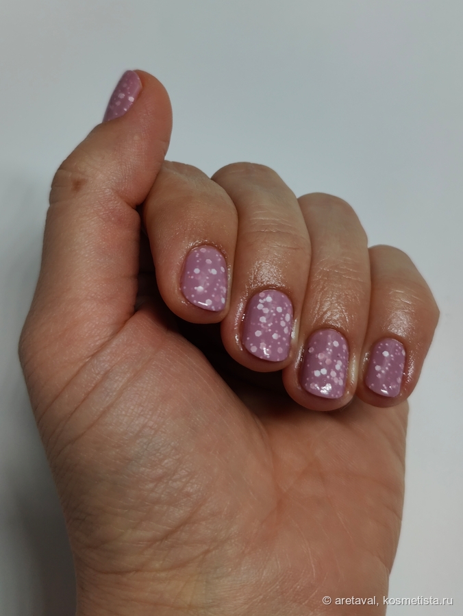 База, 2 слоя лака, 2 слоя топа, искусственный свет