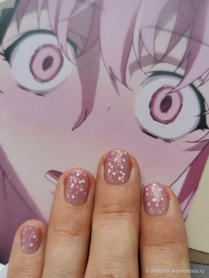 База, 2 слоя лака, 2 слоя топа, дневной свет