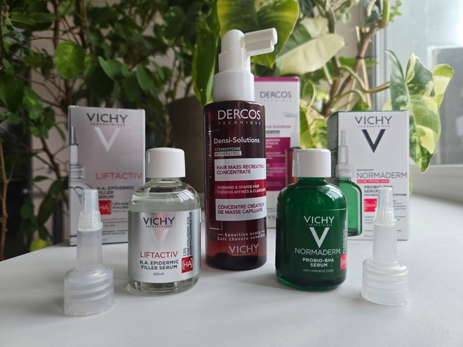 Мои экстренные сыворотки-спасатели для лица и волос от Vichy