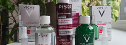 Мои экстренные сыворотки-спасатели для лица и волос от Vichy