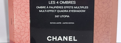 Утопия в цветах камелии - Multi-effect quadra eyeshadow Chanel Utopia 387, лимитированная палетка