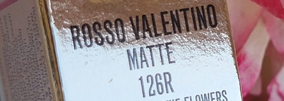 Осенний поцелуй или холодная нюдовая помада Valentino Rosso Matte 126R Thank you for the flowers