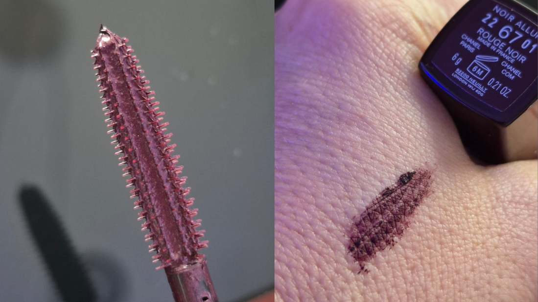 Щеточка силиконовая, среднего размера. Глаза не колет, но прокрасить мелкие реснички не очень удобно