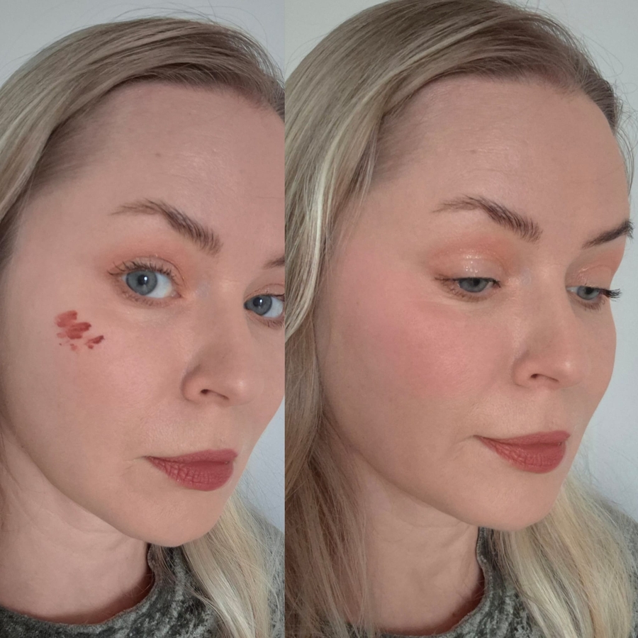 На губах и на щеках - Valentino lip&blush. Время съемки - утро, часов 9-10, освещение дневное из окна