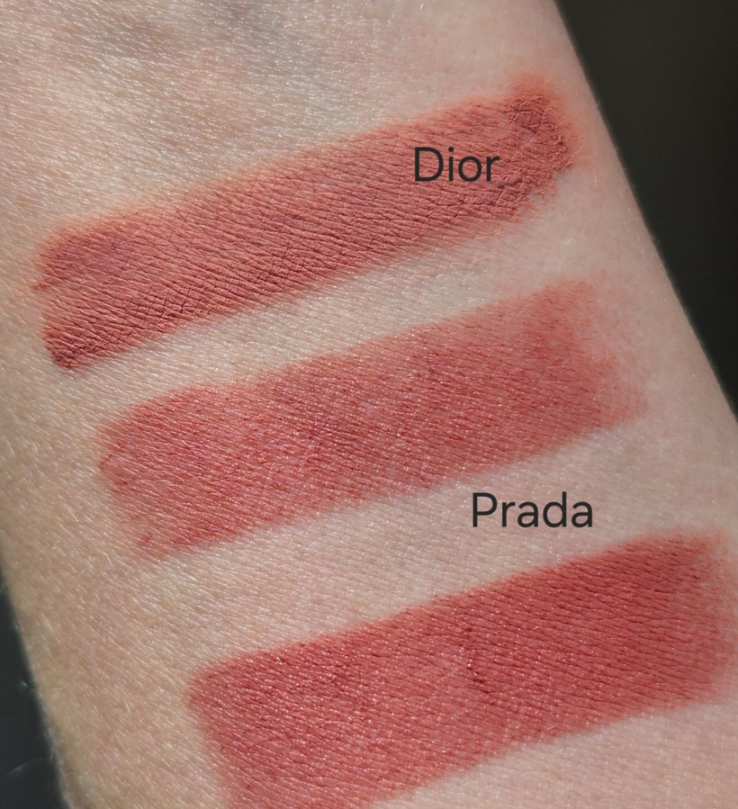 Прада в один и два слоя. Диор в 1 слой.