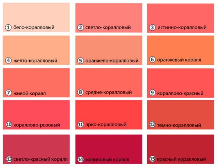 Найдено при поиске кораллловых оттенков.