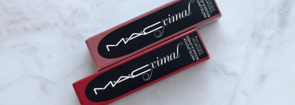 MAC Macximal Matte Lipstick в культовых оттенках Russian Red и Velvet Teddy