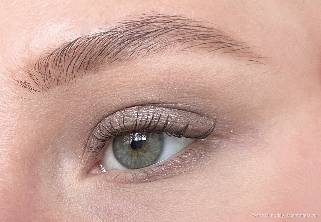 Steel на всем верхем подвижном и нижнем веках