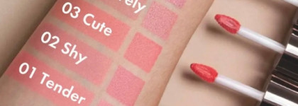 Мое любимое трио: Elian One touch liquid blush Tender | Shy | Lovely