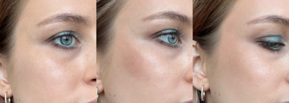 Идеальный мерцающий бронзер: Benuage муссовый скульптор для лица 02