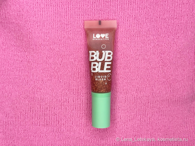 Bubble Blush тон 01 PINCH OF PINK розово-красный