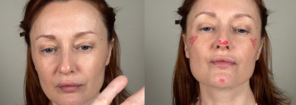 Один универсальный пигмент - три схемы румянца. Какое настроение выбрать?