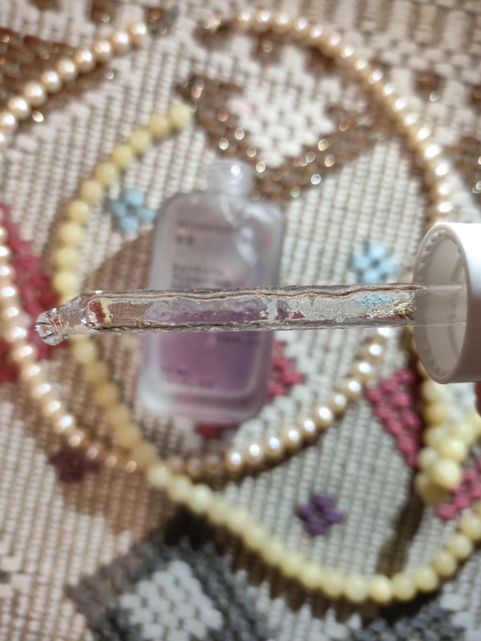 Пипетка стеклянная, как и флакон