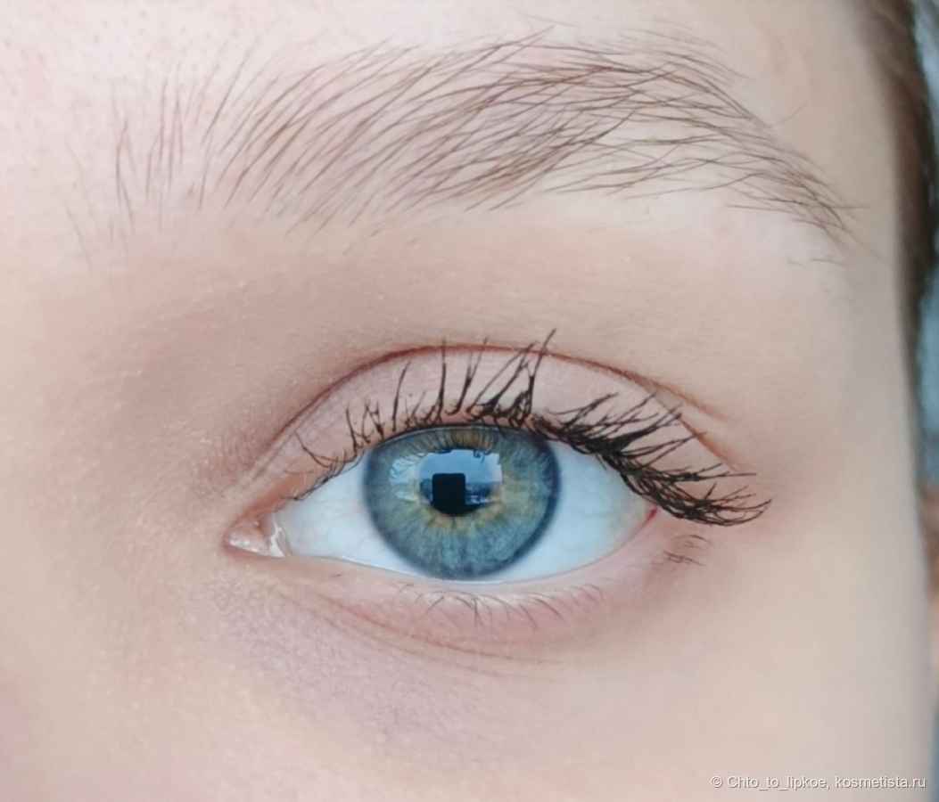 Тушь в один слой