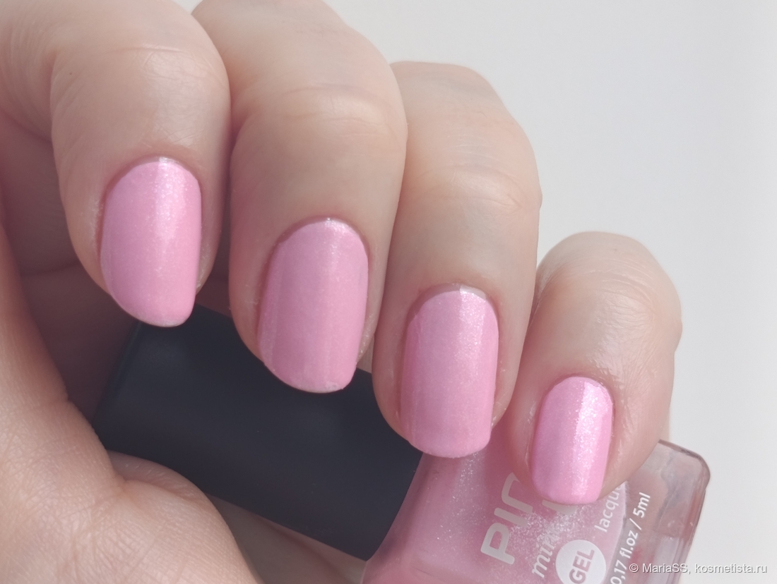 Три слоя лака без топа.