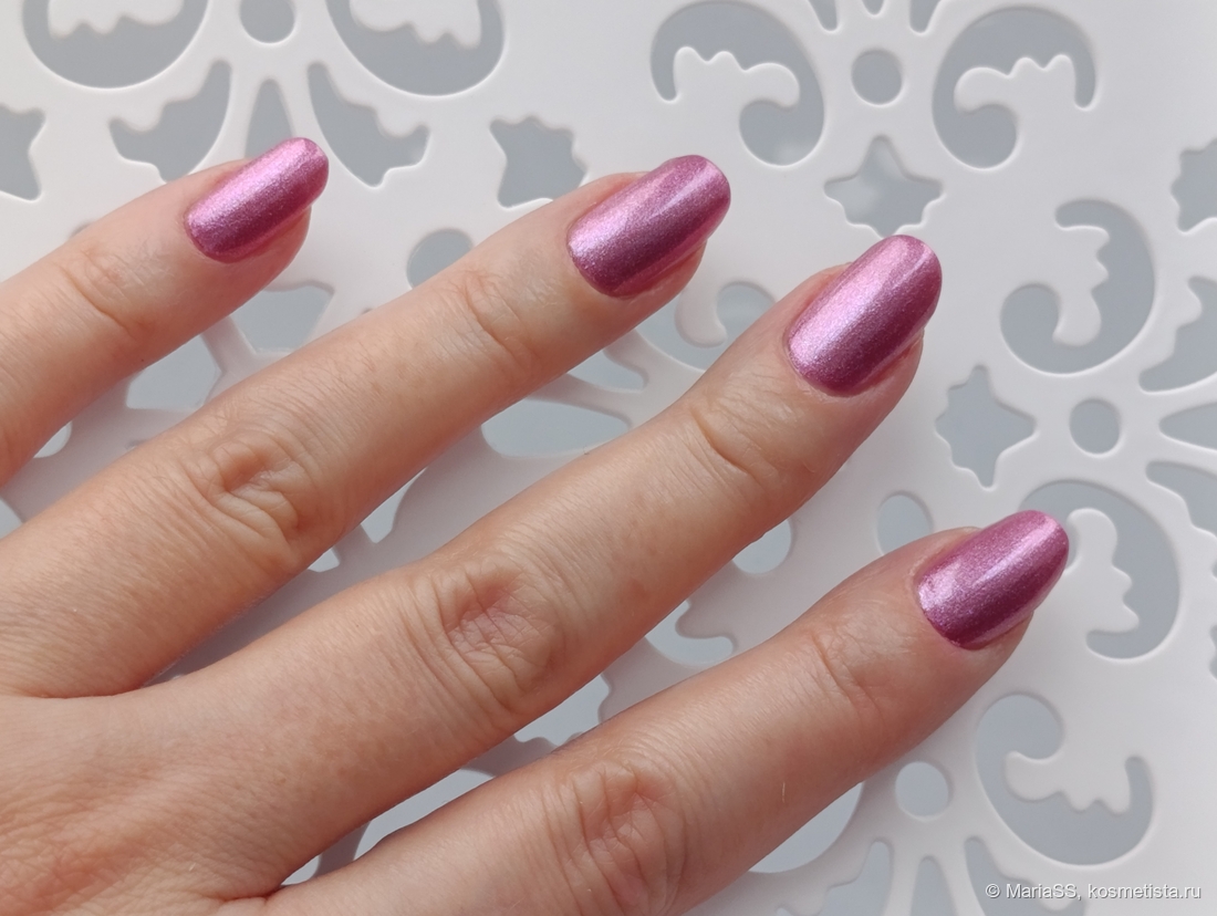 Три слоя лака без топа и без намагничивания.