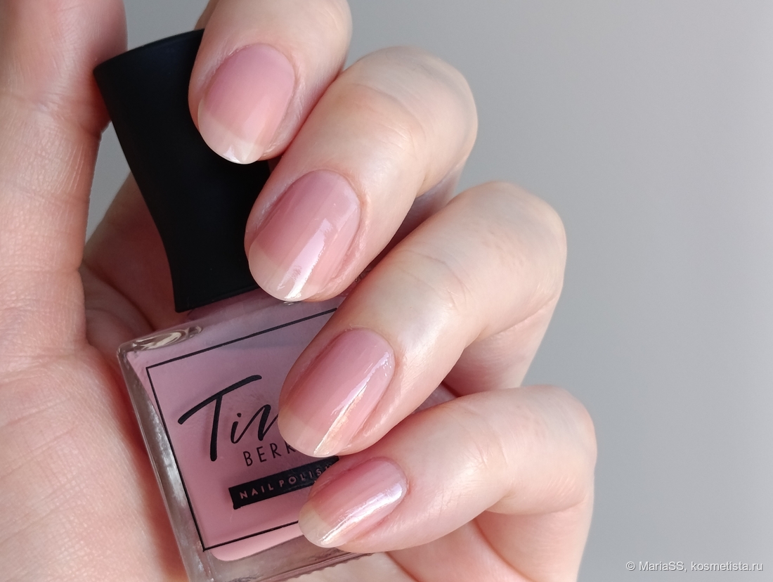 Один слой лака.