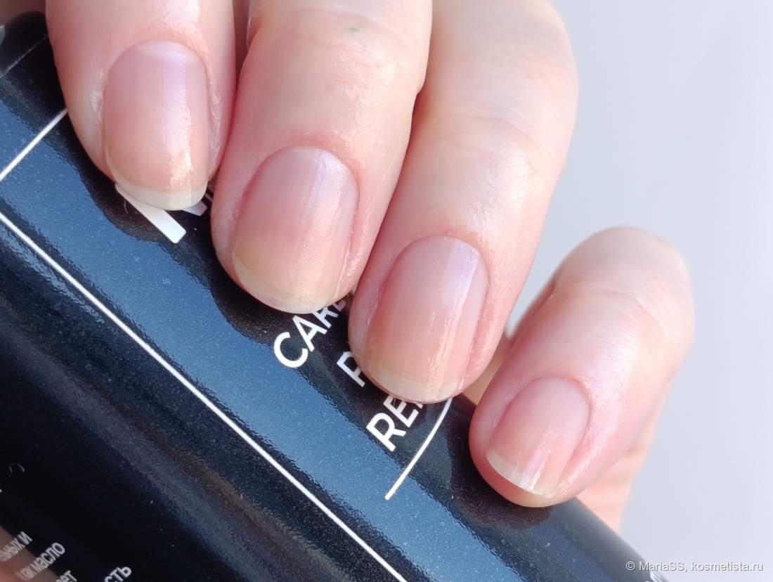 Ногти сразу после снятия лака.