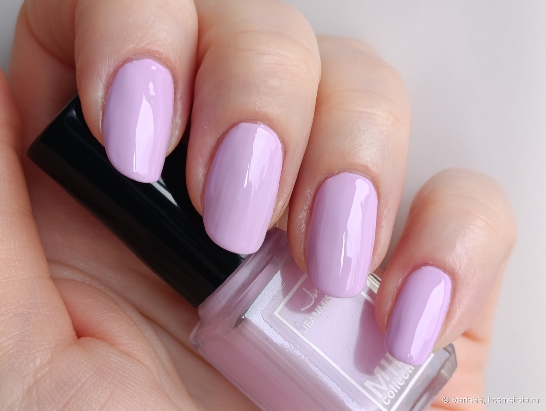 Три слоя лака Jeanmishel тон 289 с базой, без топа.