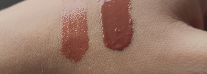 Ленивый осенний макияж с тенями Kiko Milano Long Lasting Eyeshadow Stick 08 Shell и блеском для губ Maybelline Lifter GLOSS Lip Gloss 08 Stone