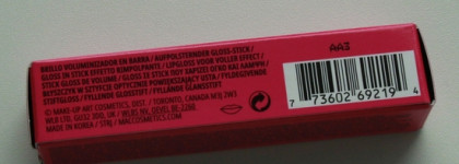 Бальзам для губ MAC придающий объем Squirt Plumping Gloss Stick /красивые и сочные губки/Оттенок Amped